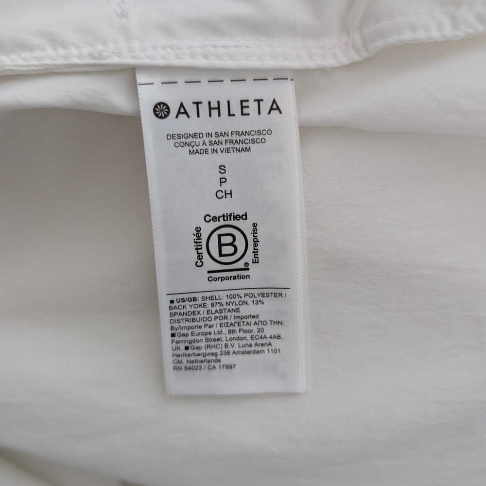 Athleta Advantage Poplin Windbreaker Jacket, Women's Size Small - Picture 7 of 9